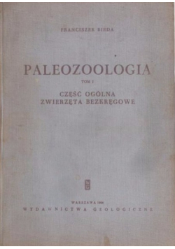 Paleozoologia Tom I