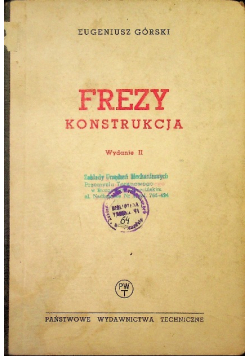 Frezy Konstrukcja