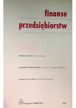 Finanse przedsiębiorstw