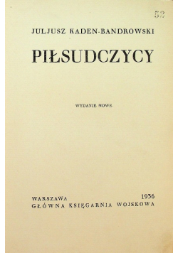 Piłsudczycy 1936 r.