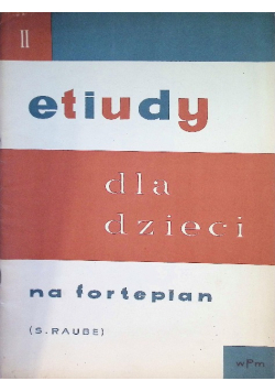 Etiudy dla dzieci na fortepian