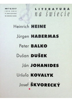 Literatura na świecie Nr 7-8 / 17
