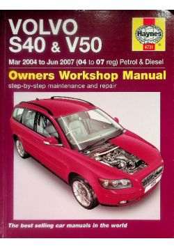 Volvo S40 and V50 Owners Workshop Manual step-by-step maintenance and repair