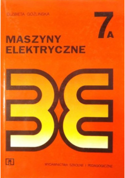 Maszyny elektryczne Część 7A