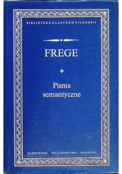 Frege Pisma semantyczne