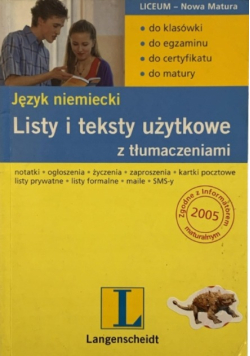 Listy i teksty użytkowe z tlumaczeniami