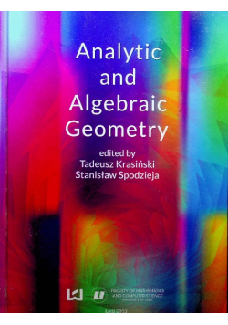 Analytic and algebraic geometry