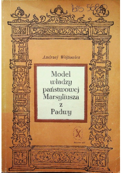 Model władzy państwowej Marsyliusza z Padwy