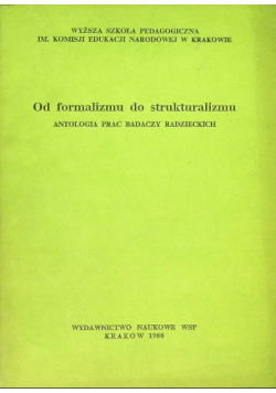 Od formalizmu do strukturalizmu