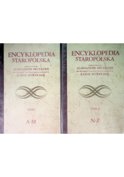 Encyklopedia staropolska Tom 1 i 2