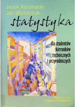 Statystyka dla studentów kierunków technicznych i przyrodniczych