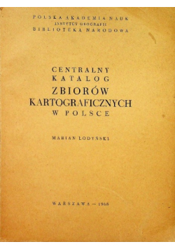 Centralny katalog zbiorów kartograficznych w Polsce
