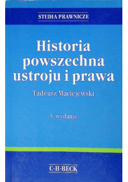 Historia powszechna ustroju i prawa