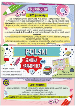 Ściąga harmonijka j. polski - interpunkcja B6