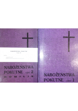 Nabożeństwa pokutne, Część 1 i 2
