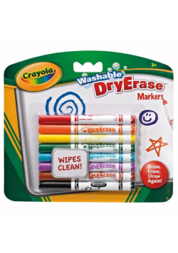 Flamastry ścieralny 8 kolorów CRAYOLA