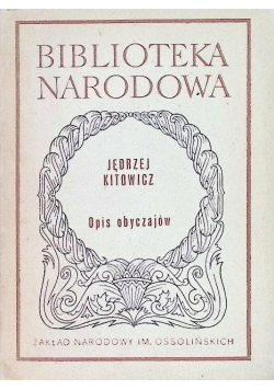 Opis obyczajów