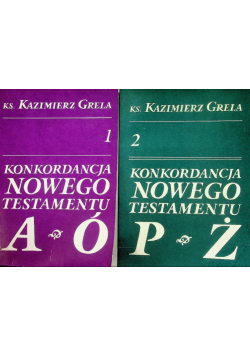 Konkordancja Nowego Testamentu Tom 1 i 2