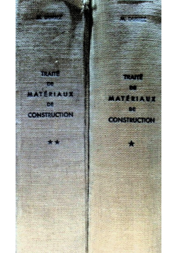 Traite de materiaux de constirction Tome 1 i 2 1950 r.