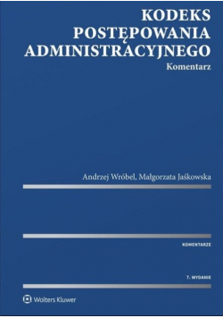 Kodeks postępowania administracyjnego Komentarz
