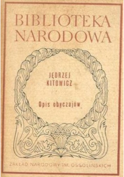 Opis obyczajów