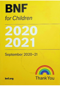 BNF for Children: September 2020-2021