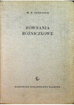 Równania różniczkowe