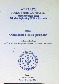 Wykłady z kursu doskonalącego Nr 1