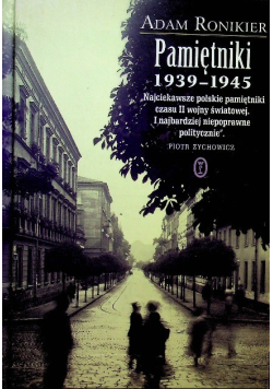 Ronikier Pamiętniki 1939 -1945