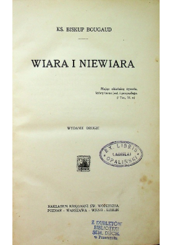 Wiara i niewiara
