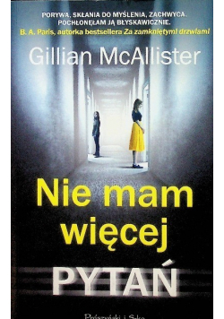Nie mam więcej pytań