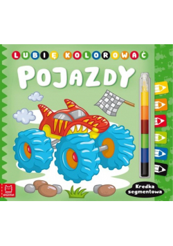 Lubię kolorować. Pojazdy. Kredka segmentowa
