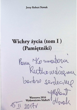 Wichry życia Tom 1