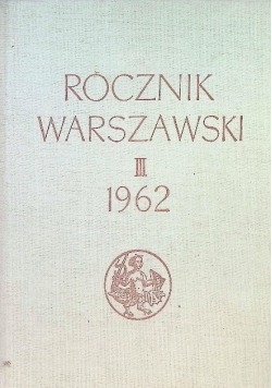 Rocznik Warszawski II 1961