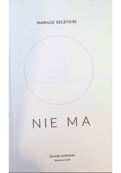 Nie ma