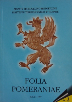 Folia pomeraniae Rok II Nr 2