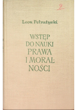 Wstęp do nauki prawa i moralności