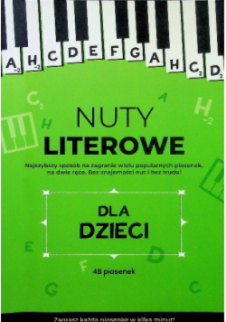 Nuty literowe dla dzieci