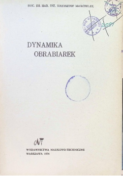 Dynamika obrabiarek
