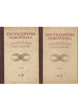 Encyklopedia staropolska Tom I i II