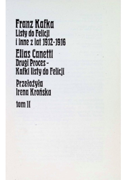 Listy do Felicji Tom II