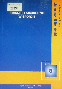 Marketing w sporcie i turystyce sportowej