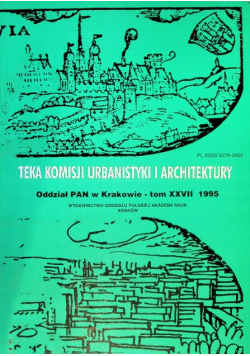 Teka komisji urbanistyki i architektury, Tom XXVII