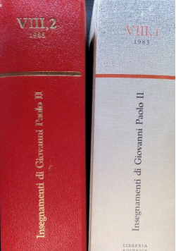 Insegnamenti di Giovanni Paolo Tom VIII Część 1 i 2