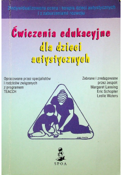 Ćwiczenia edukacyjne dla dzieci autystycznych