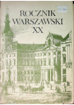 Rocznik warszawski XX