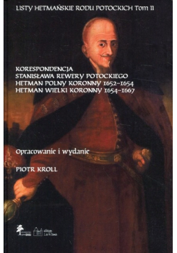 Listy hetmańskie rodu Potockich Tom 2