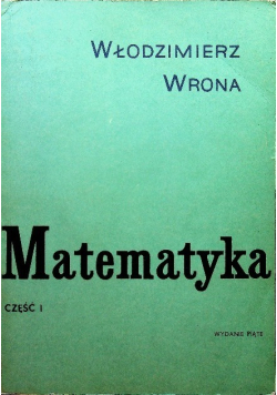 Matematyka Część I