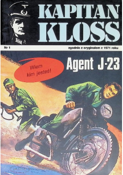Kapitan Kloss Nr 1 Agent J-23