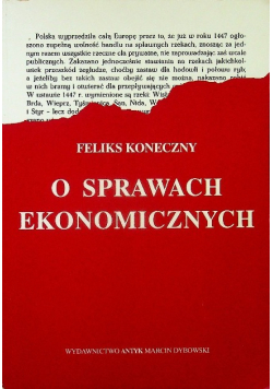 O sprawach ekonomicznych